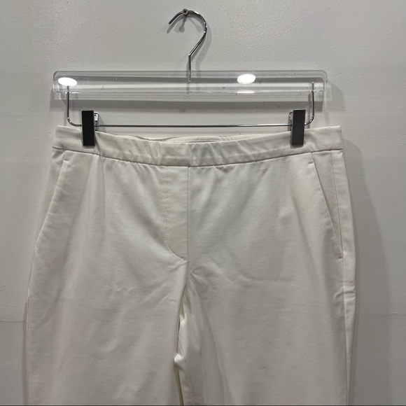 Theory Thanel Approach Cropped Pants in White Size 6 - Picture 4 of 13